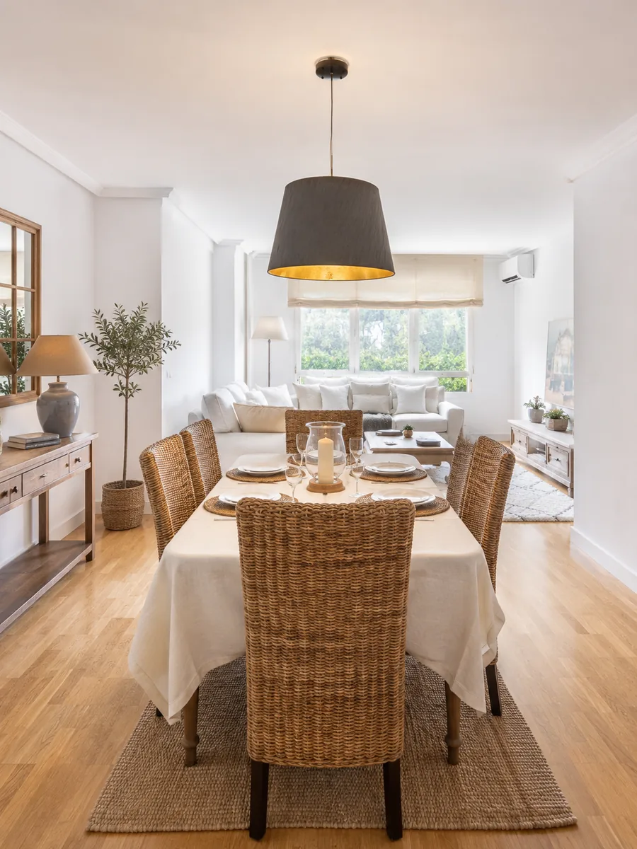 Salón comedor vivienda unifamiliar