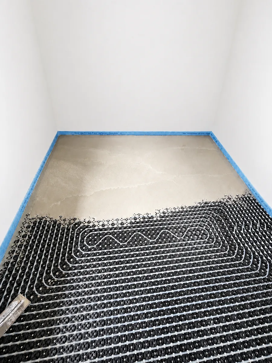 Instalación suelo radiante